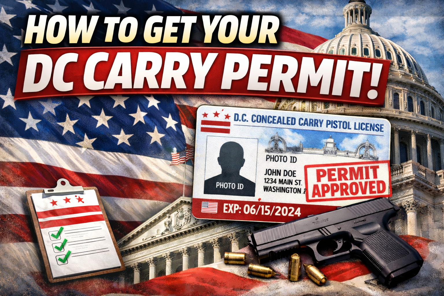 How to apply for your DC conceal and carry permit