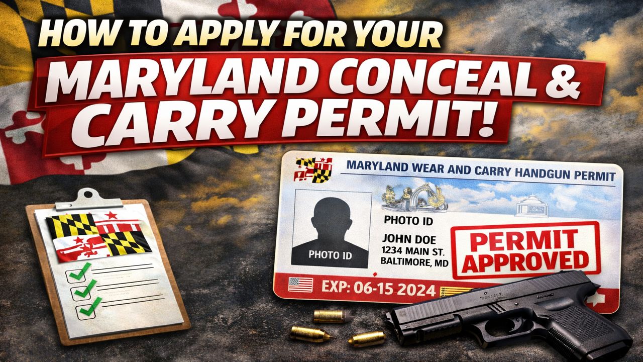 How to apply for your Maryland conceal and carry permit